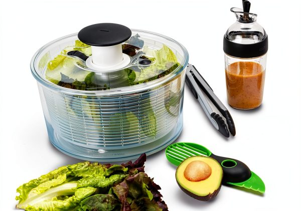 Salad Dressing Shaker OXO Good Grips 2 Pack Black 1.5 Cup Leakproof-3